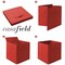Casafield Set of 6 Collapsible Fabric Cube Storage Bins - Foldable Cloth Baskets for Shelves, Cubby Organizers & More